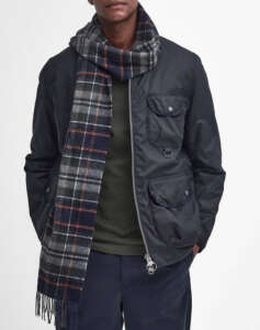 BARBOUR NEW CHECK TARTAN SCARF ΦΟΥΛΑΡΙ