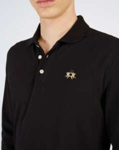 LA MARTINA ΜΠΛΟΥΖΑ POLO ΜΜ MAN POLO L/S PIQUET STRETCH