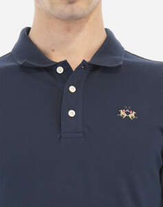 LA MARTINA ΜΠΛΟΥΖΑ POLO ΜΜ MAN POLO L/S PIQUET STRETCH