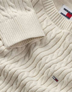 TOMMY JEANS TJW CABLE ESSENTIAL SWEATER