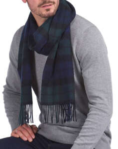 BARBOUR NEW CHECK TARTAN SCARF ΦΟΥΛΑΡΙ