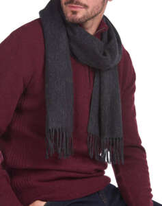 BARBOUR PLAIN LAMBSWOOL SCARF