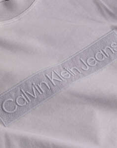 CALVIN KLEIN EMBROIDERED BOX TEE