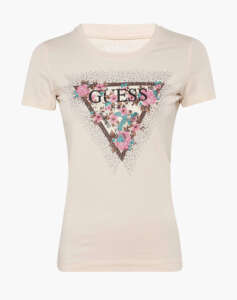 GUESS SS CN CHERRY FLOWER TEE SHIRT WOMEN