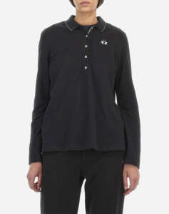 LA MARTINA POLO SHIRT WOMAN L/S POLO PIQUET STRETCH