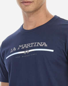 LA MARTINA ΜΠΛΟΥΖΑ T-SHIRT ΚΜ MAN T-SHIRT JERSEY