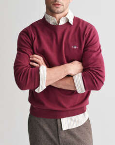 GANT SWEATER LS CLASSIC COTTON C-NECK