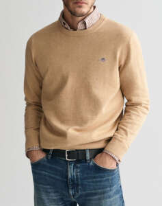 GANT SWEATER LS CLASSIC COTTON C-NECK