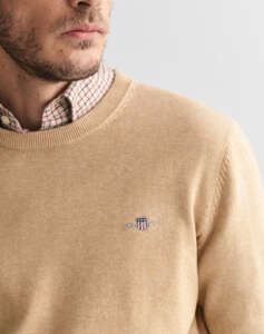 GANT SWEATER LS CLASSIC COTTON C-NECK