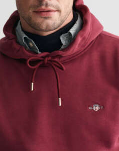 GANT LS REG SHIELD HOODIE