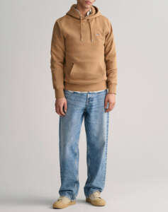 GANT LS REG SHIELD HOODIE