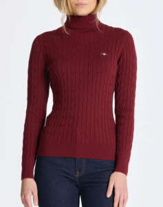 GANT ΠΟΥΛΟΒΕΡ ΜΜ STRETCH COTTON CABLE TURTLENECK