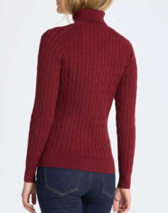 GANT ΠΟΥΛΟΒΕΡ ΜΜ STRETCH COTTON CABLE TURTLENECK