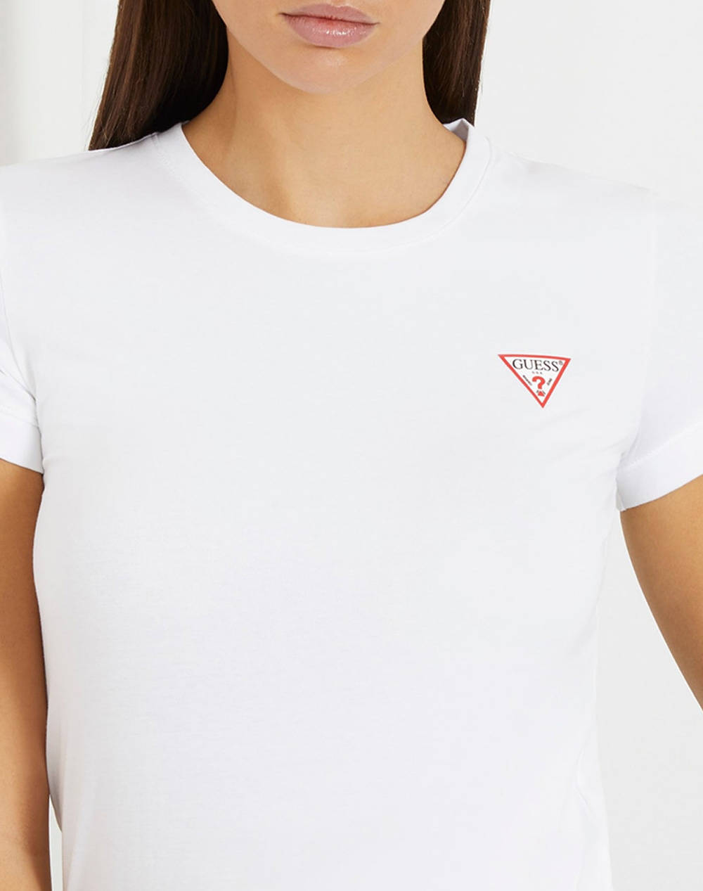 GUESS SS CN MINI TRIANGLE TEE WOMEN