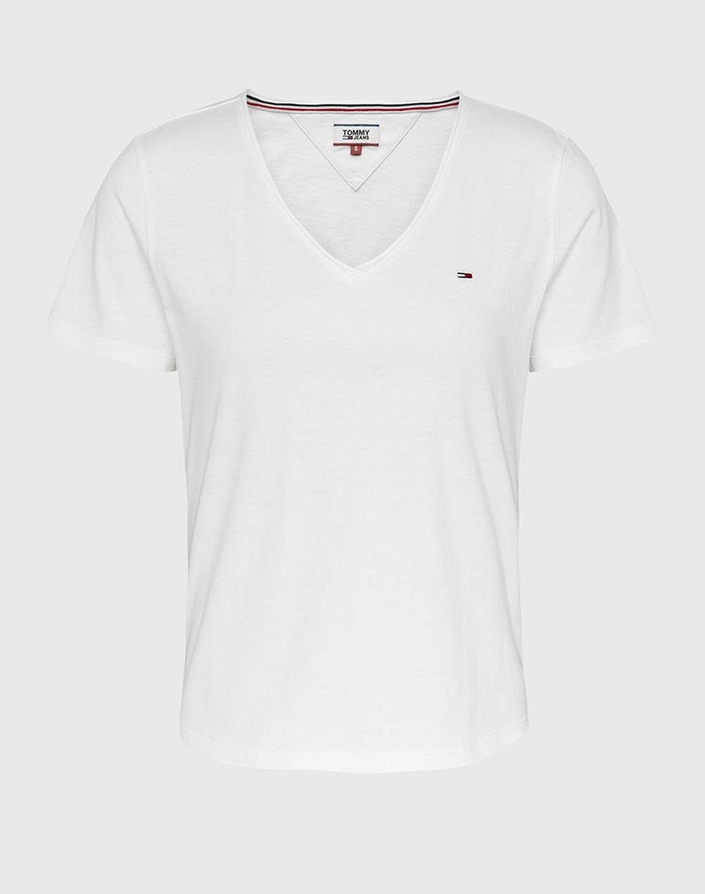 TOMMY JEANS TJW SLIM SOFT V NECK TEE