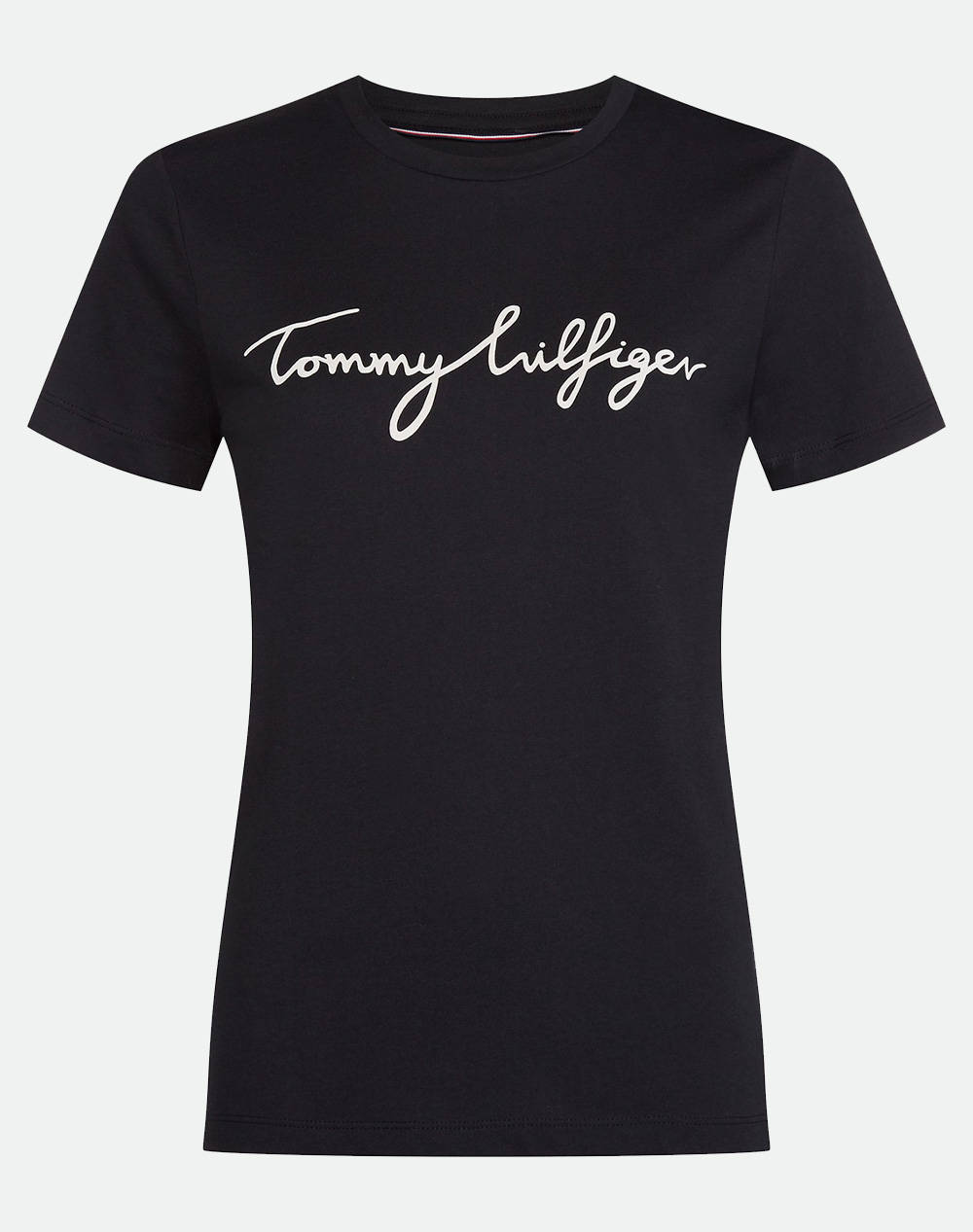 TOMMY HILFIGER TOMMY HILFIGER HERITAGE CREW NECK GRAPHIC TEE WW0WW24967-017 Black