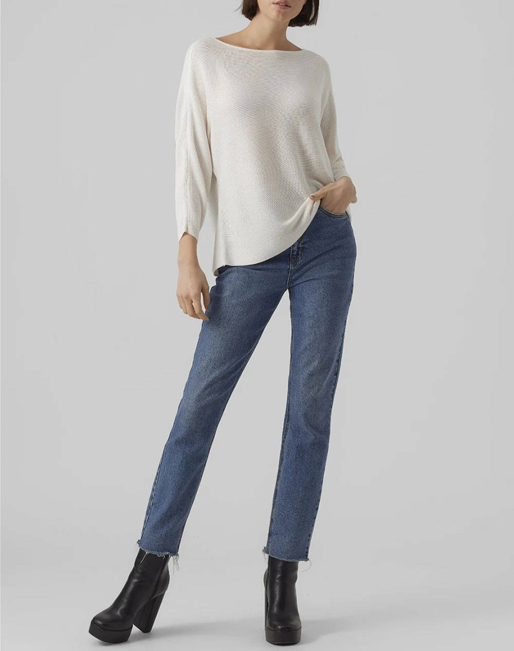 VERO MODA VMNORA BOATNECK shirt NOOS