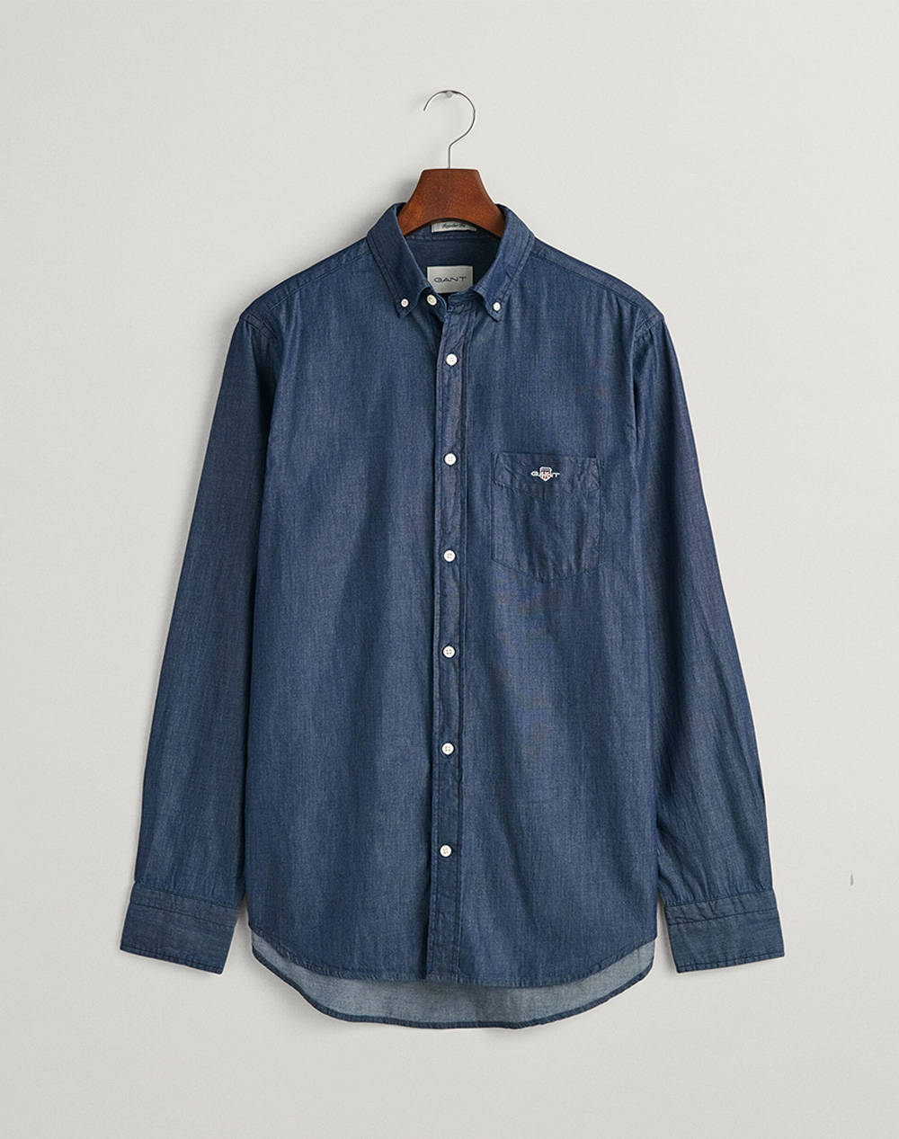 GANT SHIRT LS REG INDIGO BD