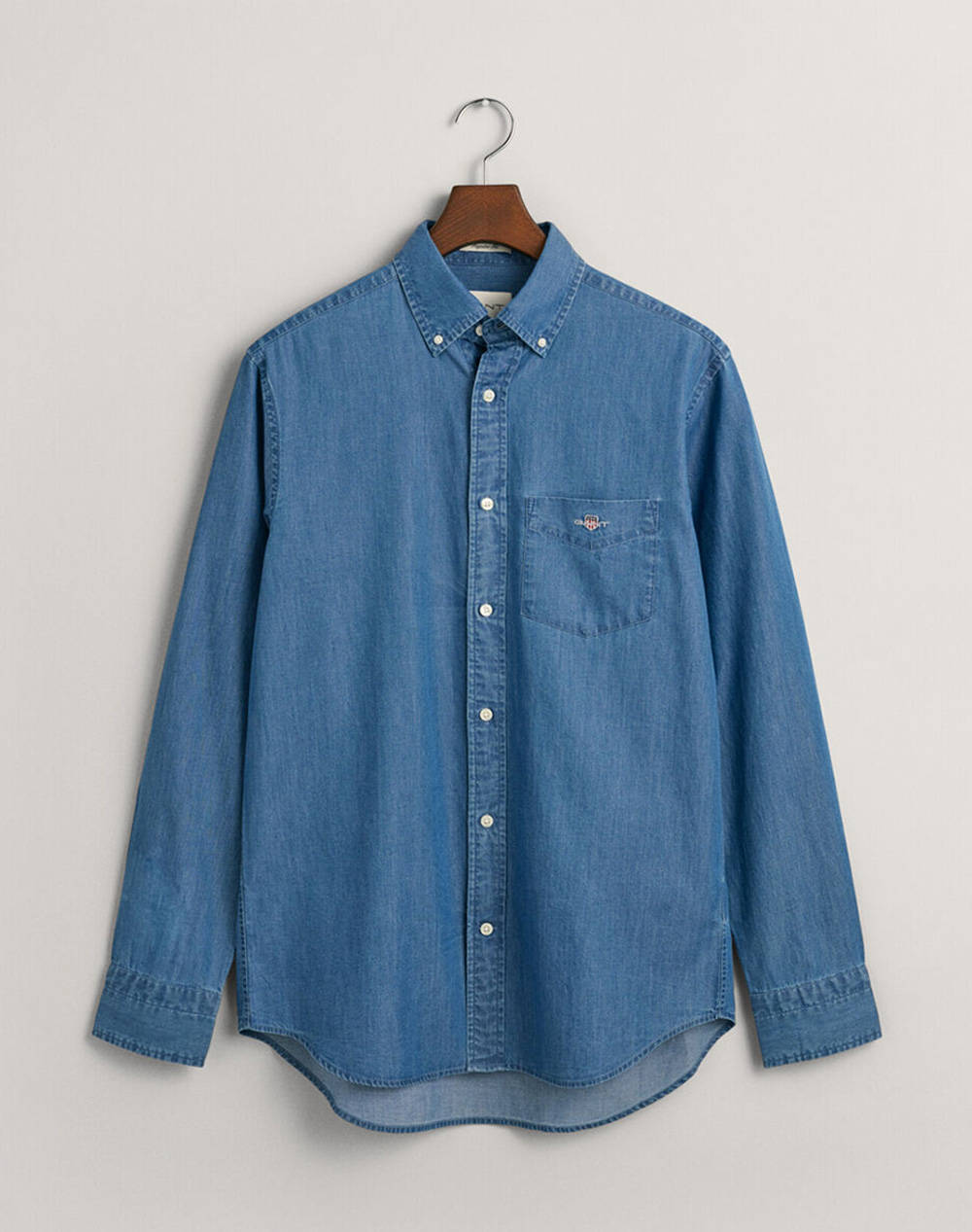 GANT SHIRT LS REG INDIGO BD