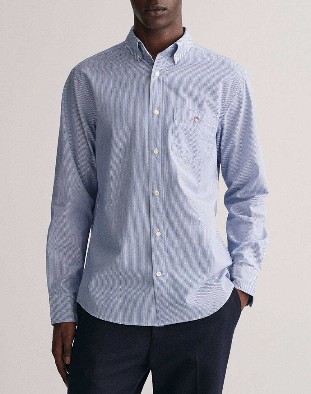 GANT UNDERSHIRT MM REG POPLIN BANKER SHIRT