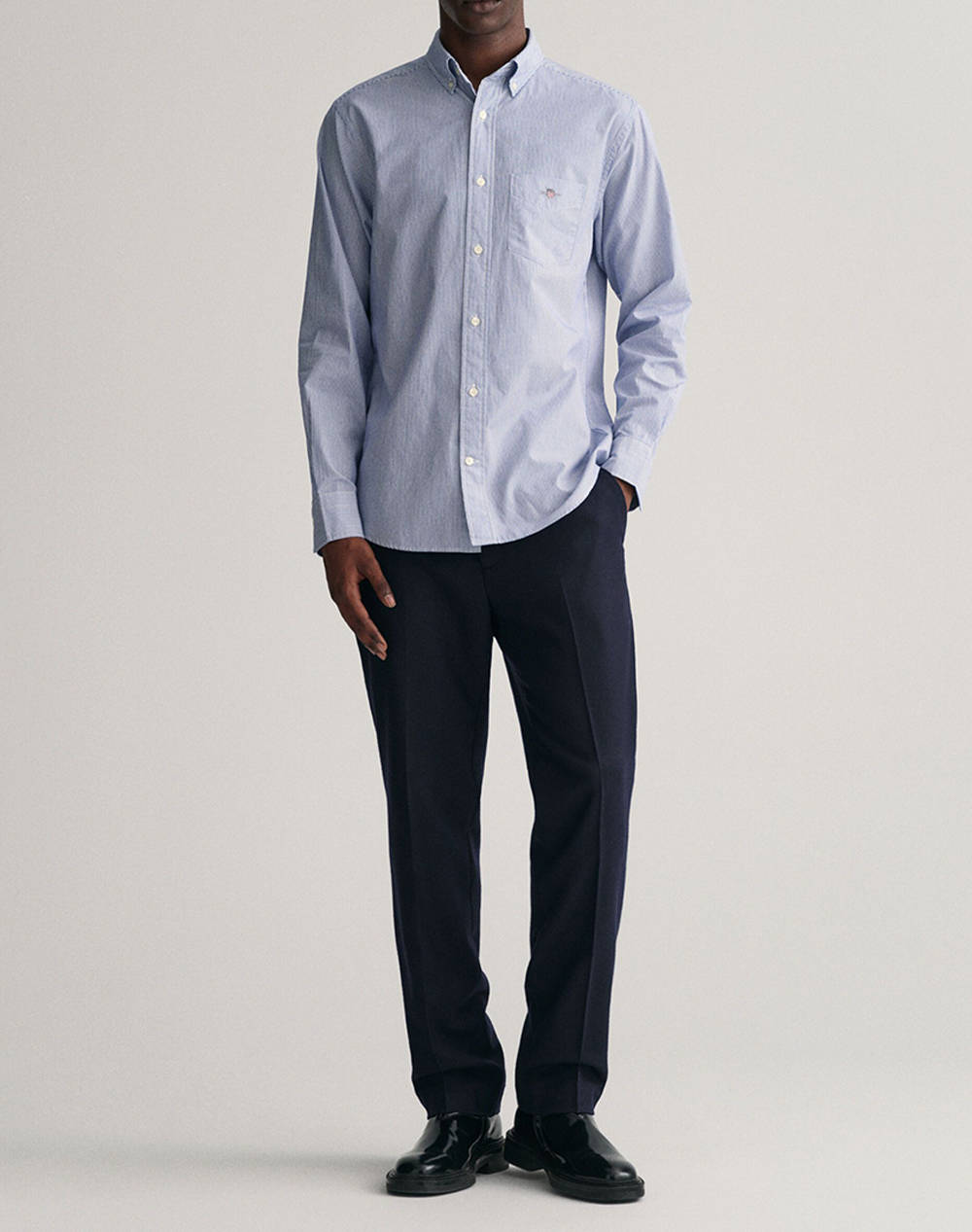 GANT UNDERSHIRT MM REG POPLIN BANKER SHIRT