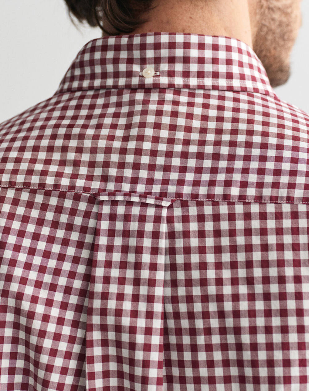 GANT REG POPLIN GINGHAM SHIRT LS