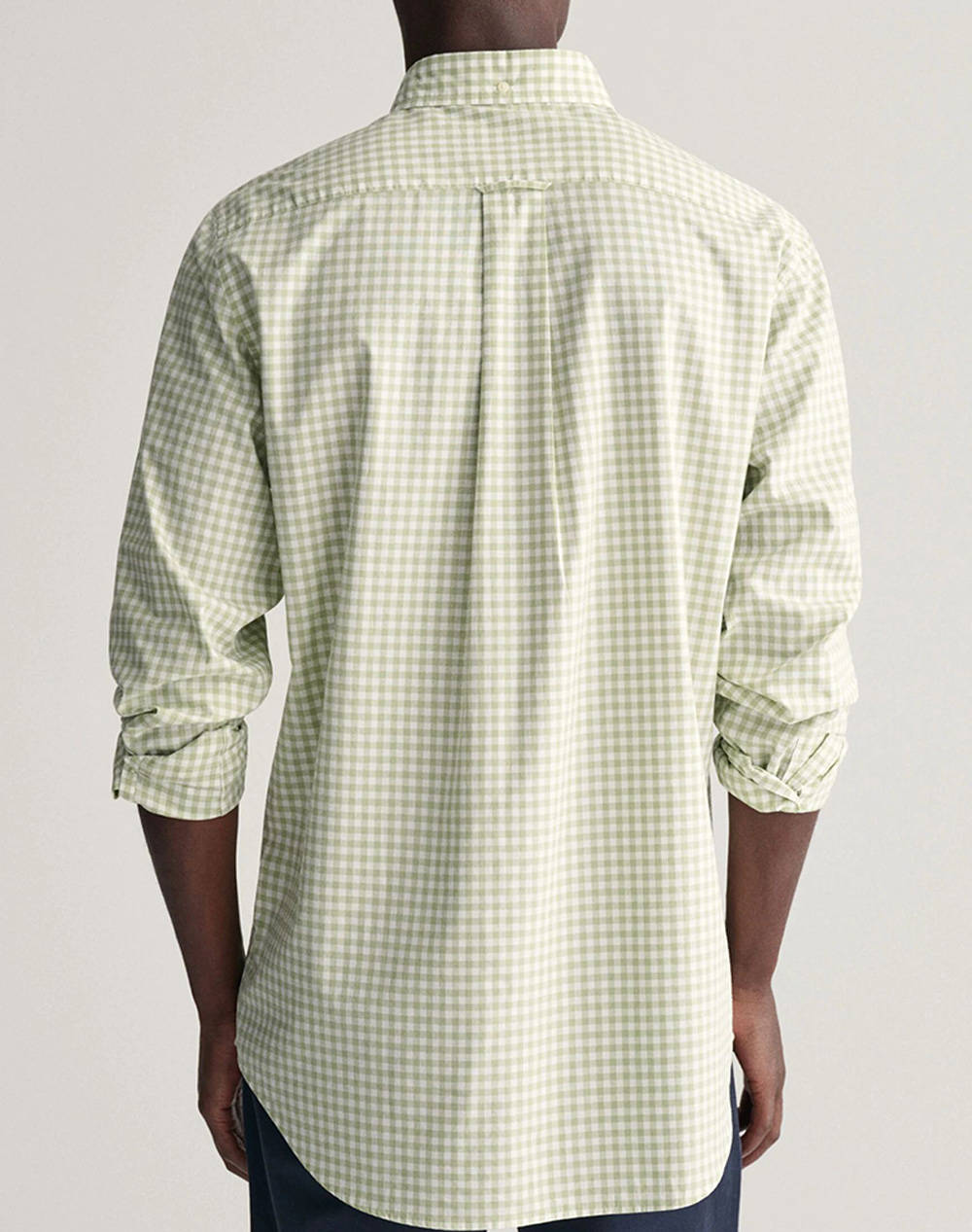 GANT REG POPLIN GINGHAM SHIRT LS