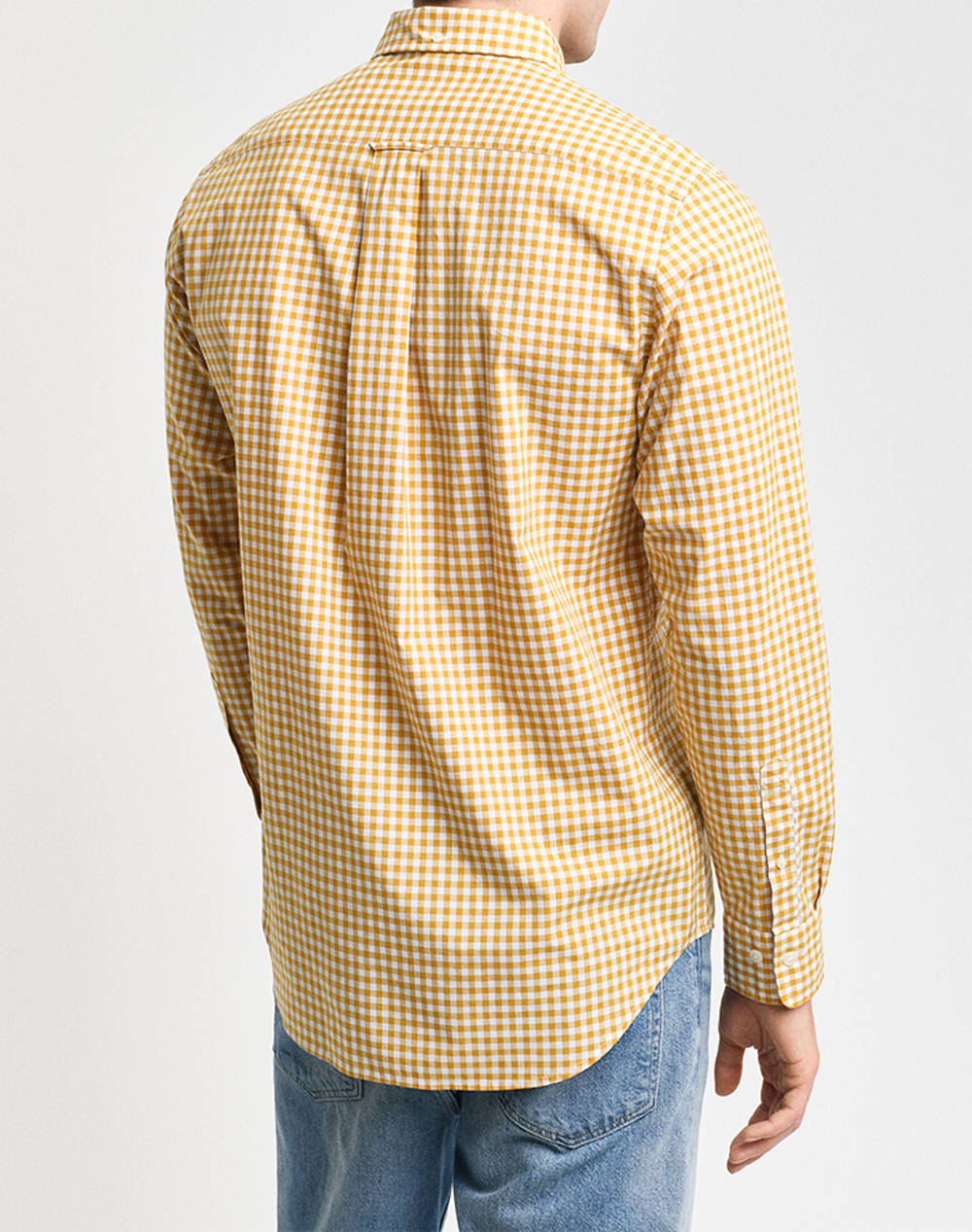 GANT REG POPLIN GINGHAM SHIRT LS