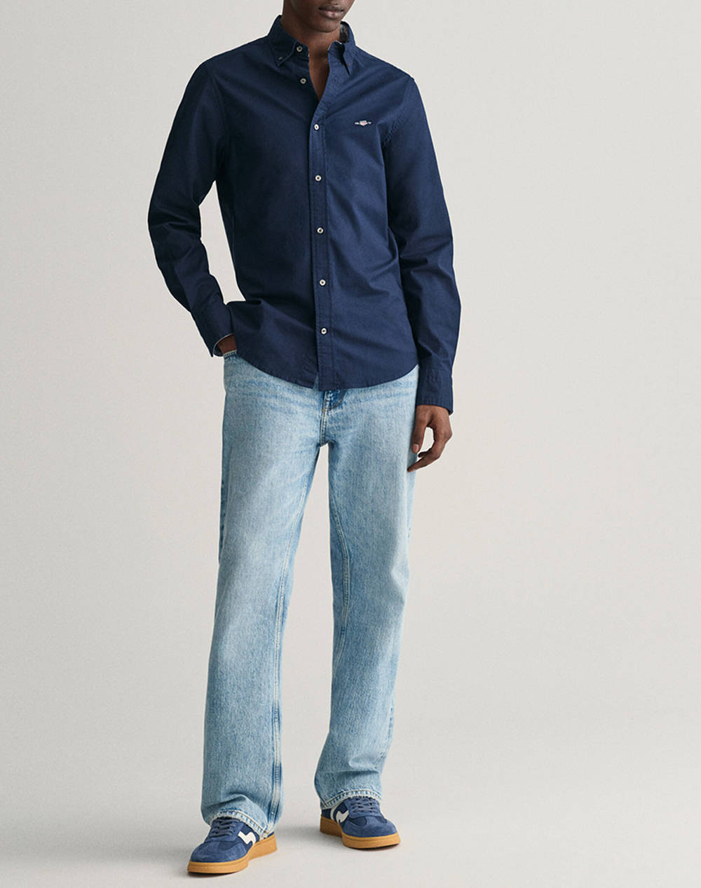 GANT LS SLIM OXFORD STRETCH SHIRT