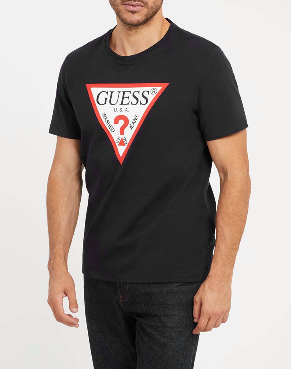 GUESS CN SS ORIGINAL LOGO TEE ΜΠΛΟΥΖΑ ΑΝΔΡΙΚΟ