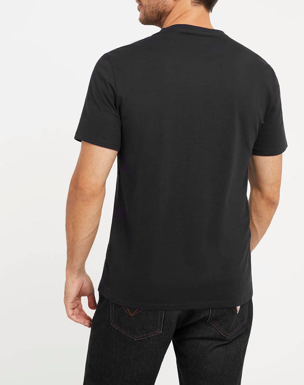 GUESS CN SS ORIGINAL LOGO TEE SHIRT MEN