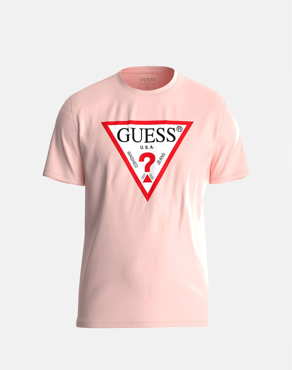 GUESS CN SS ORIGINAL LOGO TEE SHIRT MEN