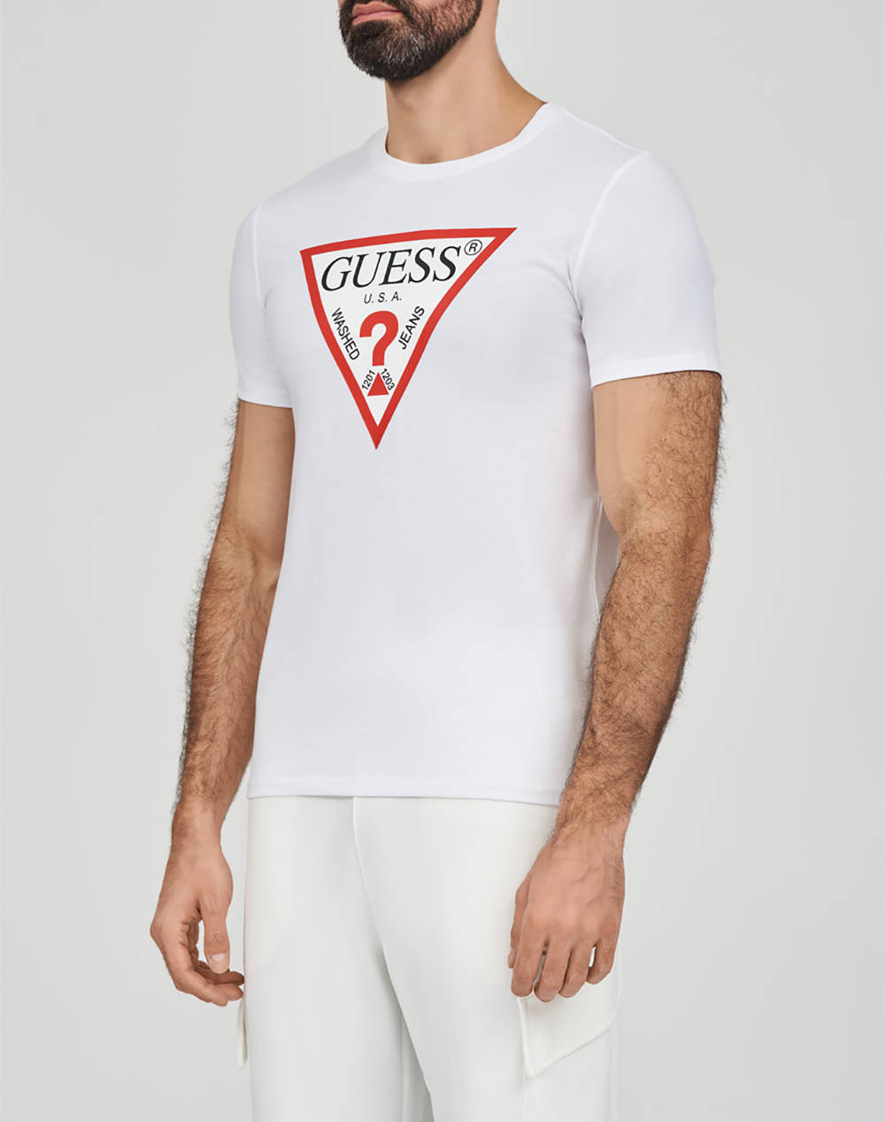 GUESS CN SS ORIGINAL LOGO TEE ΜΠΛΟΥΖΑ ΑΝΔΡΙΚΟ