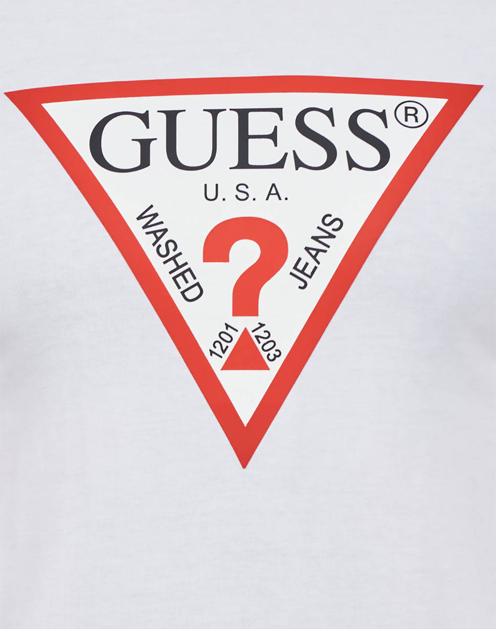 GUESS CN SS ORIGINAL LOGO TEE SHIRT MEN