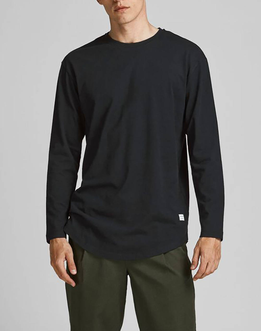 JACK&JONES ΜΠΛΟΥΖΑ JJENOA TEE O-NECK LS NOOS