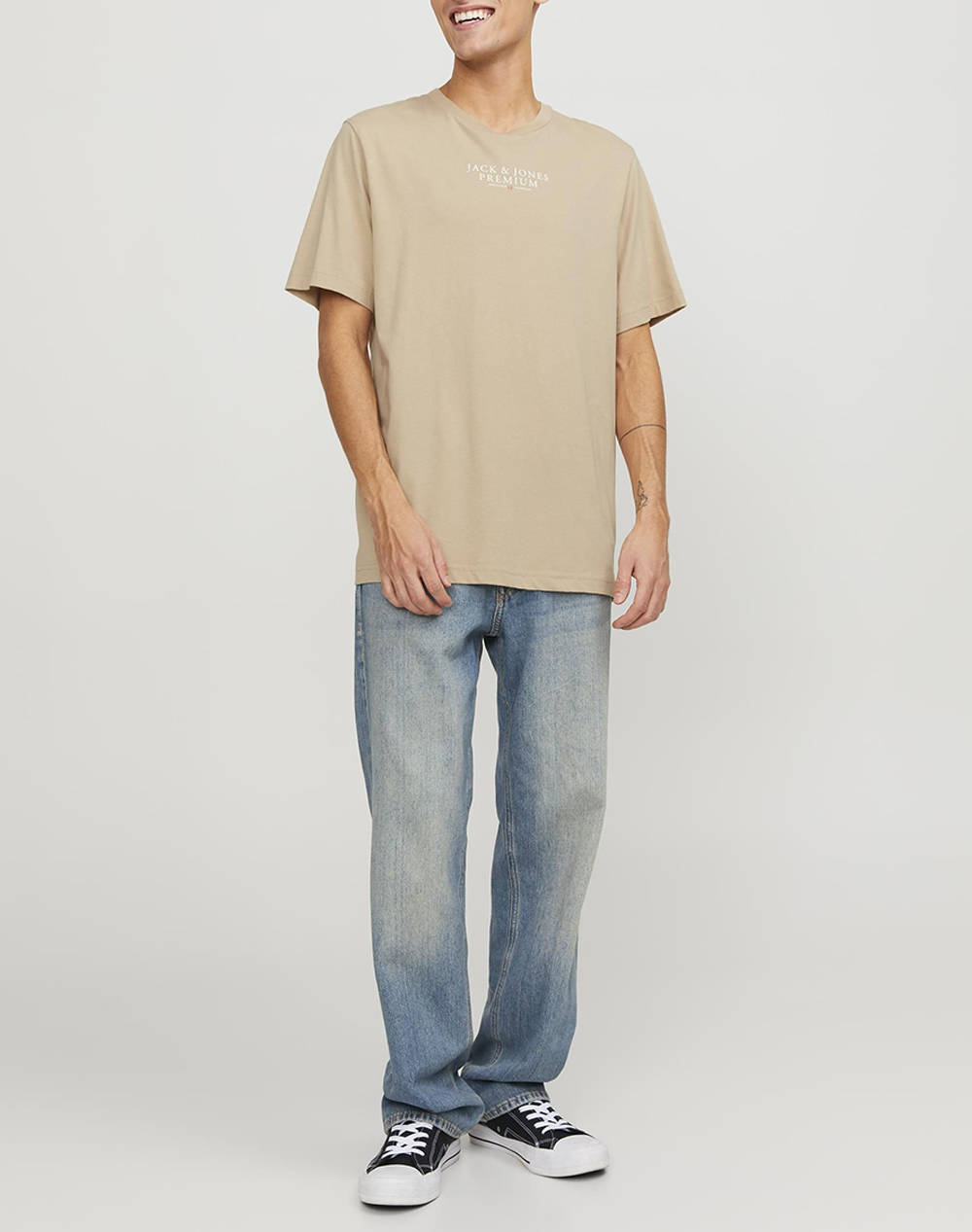 JACK&JONES JPRBLUARCHIE SS TEE CREW NECK NOOS