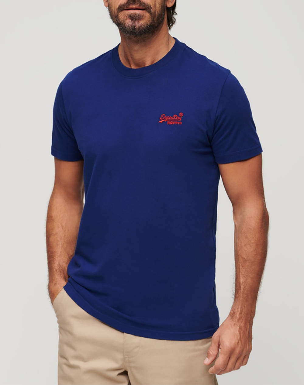 SUPERDRY D1 OVIN ESSENTIAL LOGO EMB TEE MENS T-SHIRT