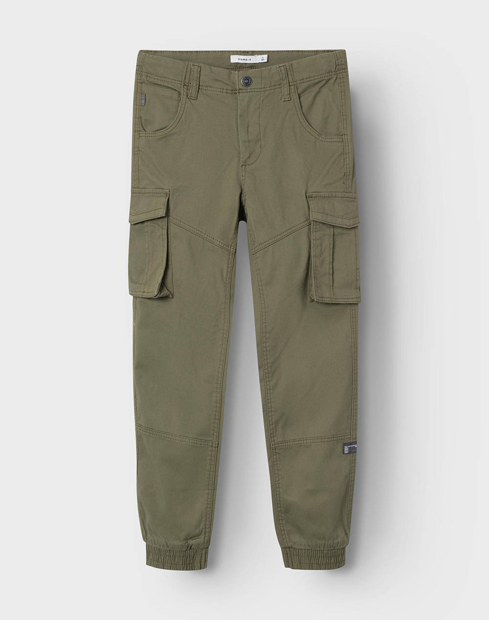 NAME IT NAME IT NKMRYAN CARGO R TWI PANT 2222-BA NOOS 13151735-Deep Lichen Green Olive