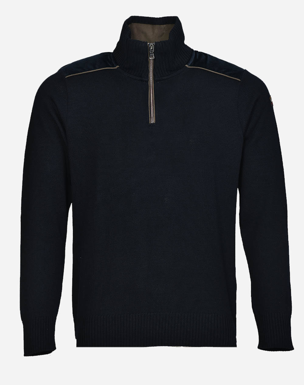 PAUL&SHARK MENS ZIPPED PULLOVER C.W. WOOL