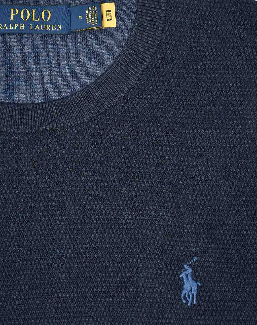 RALPH LAUREN LS TXT CN PP-LONG SLEEVE-sweater