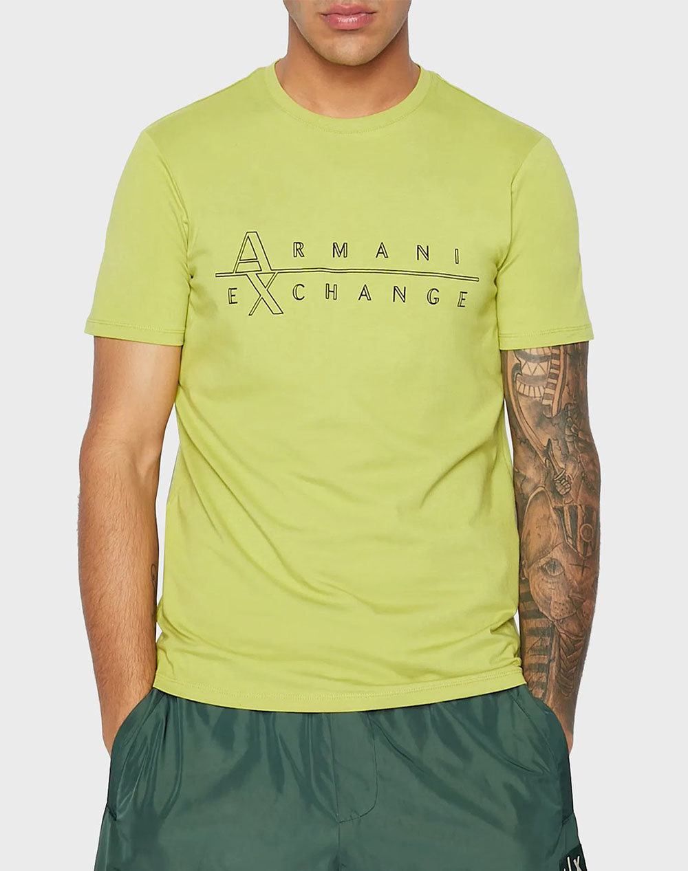 ARMANI EXCHANGE T-SHIRT - LawnGreen 