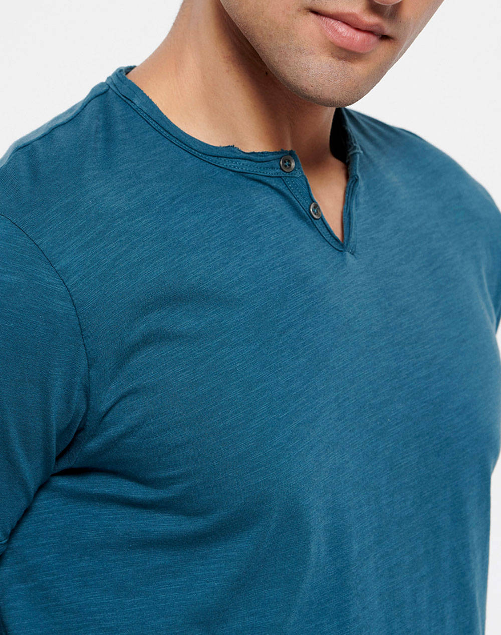 Essential henley neck t-shirt