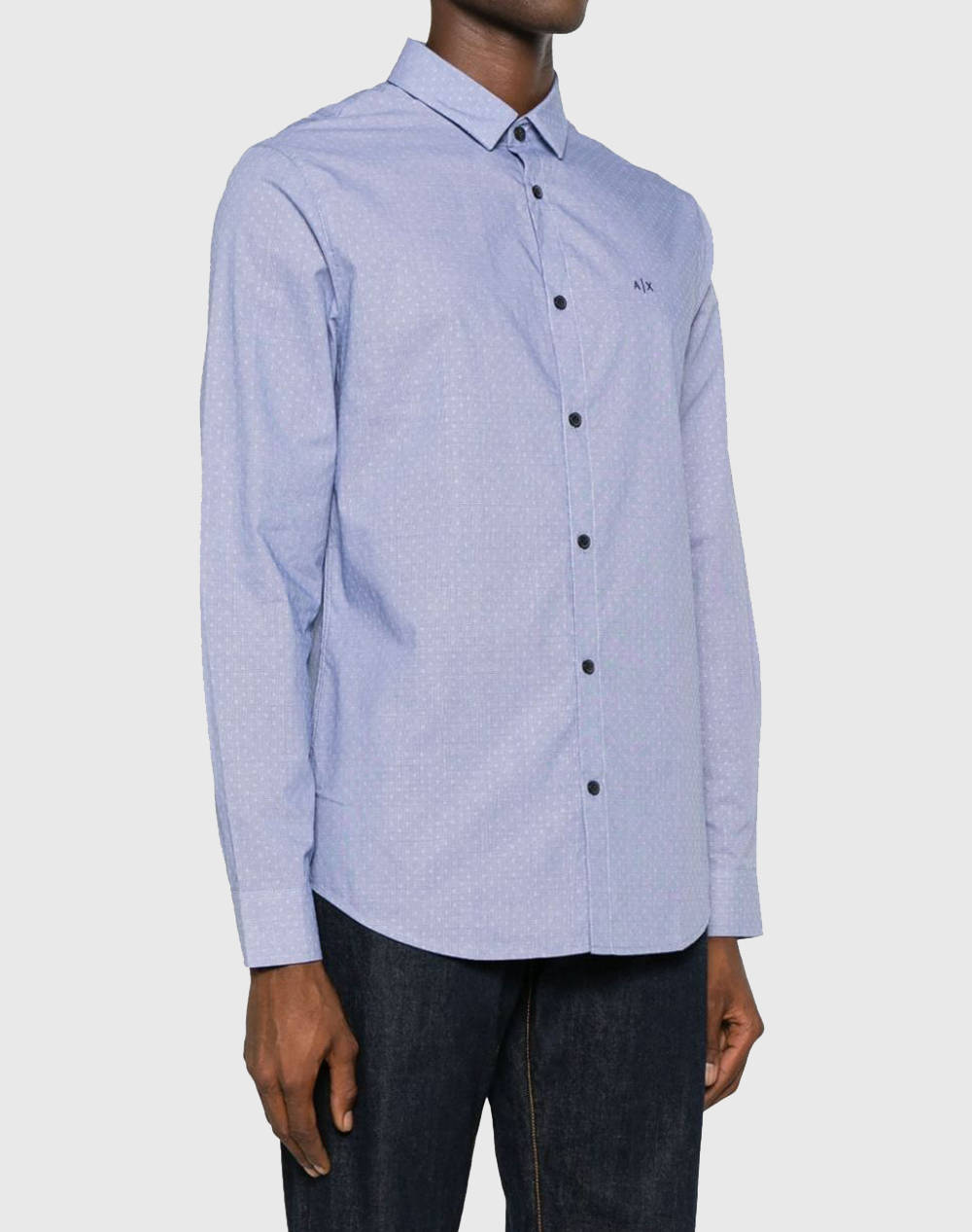 ARMANI EXCHANGE CAMICIA LightBlue Politikos shop.gr