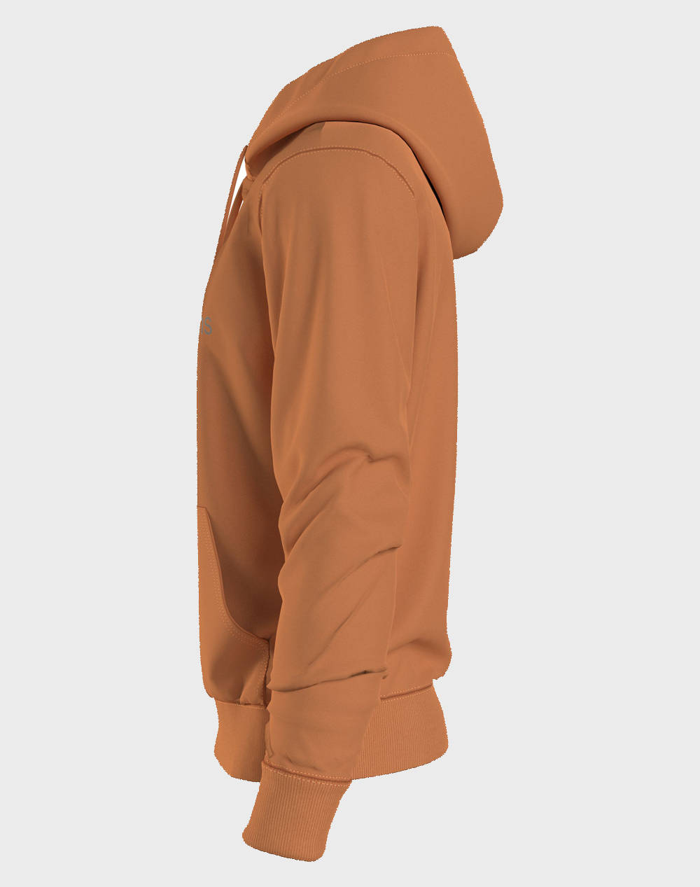 CALVIN KLEIN SEASONAL MONOGRAM HOODIE - Orange