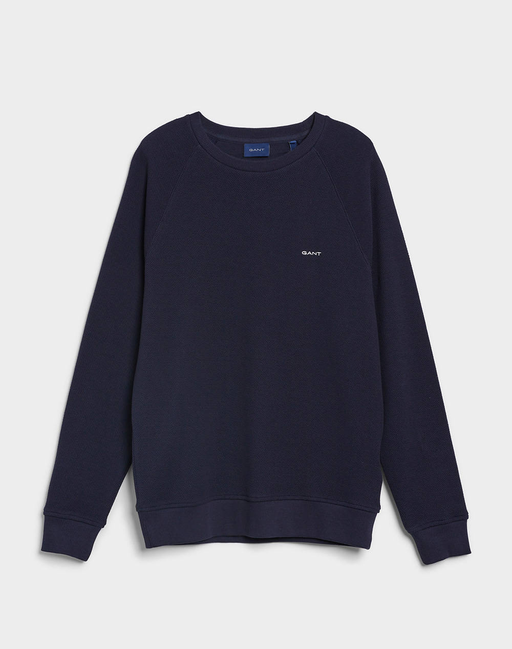 GANT Waffle Texture Sweater - DarkBlue