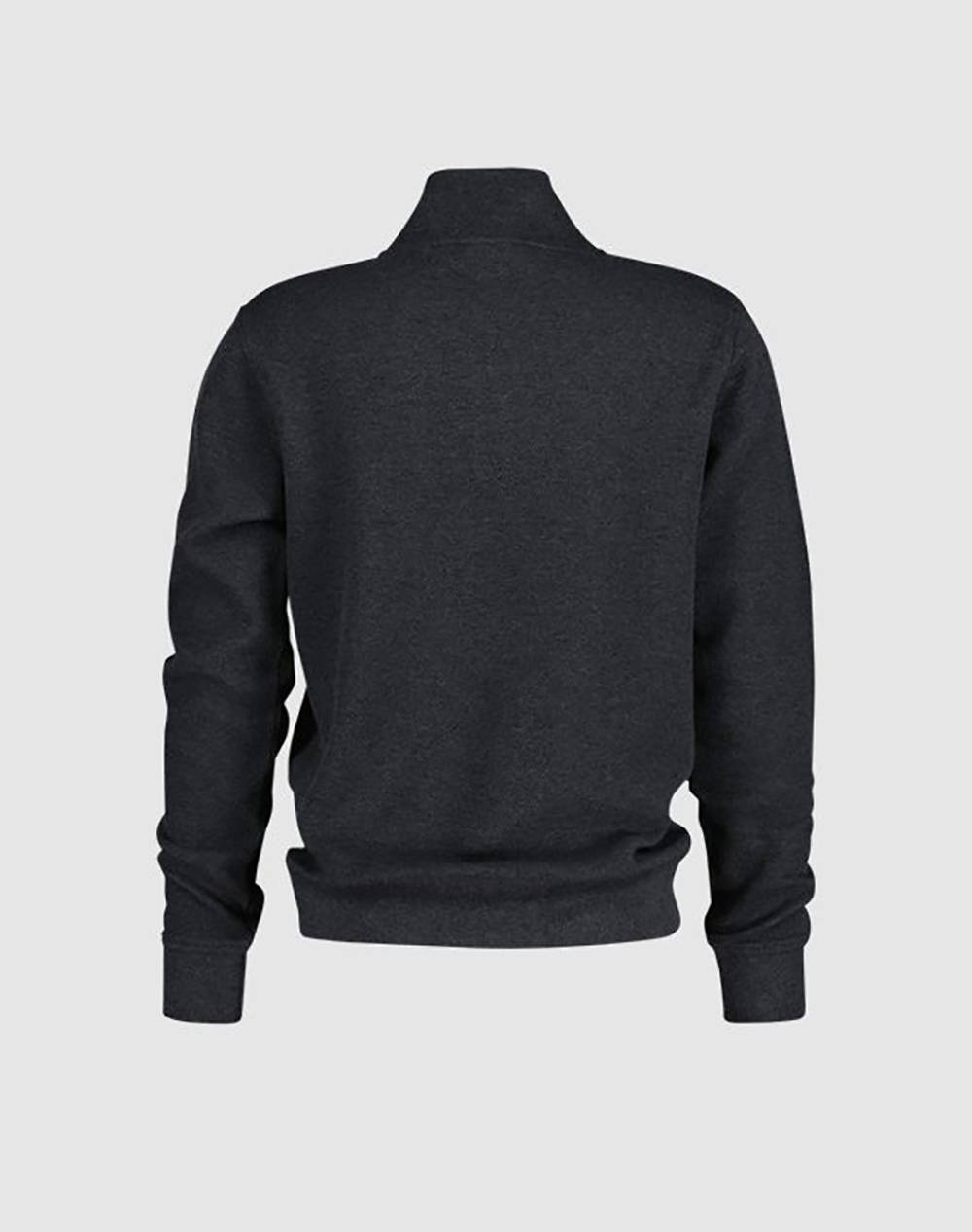 GANT Waffle Texture Half-Zip Sweater