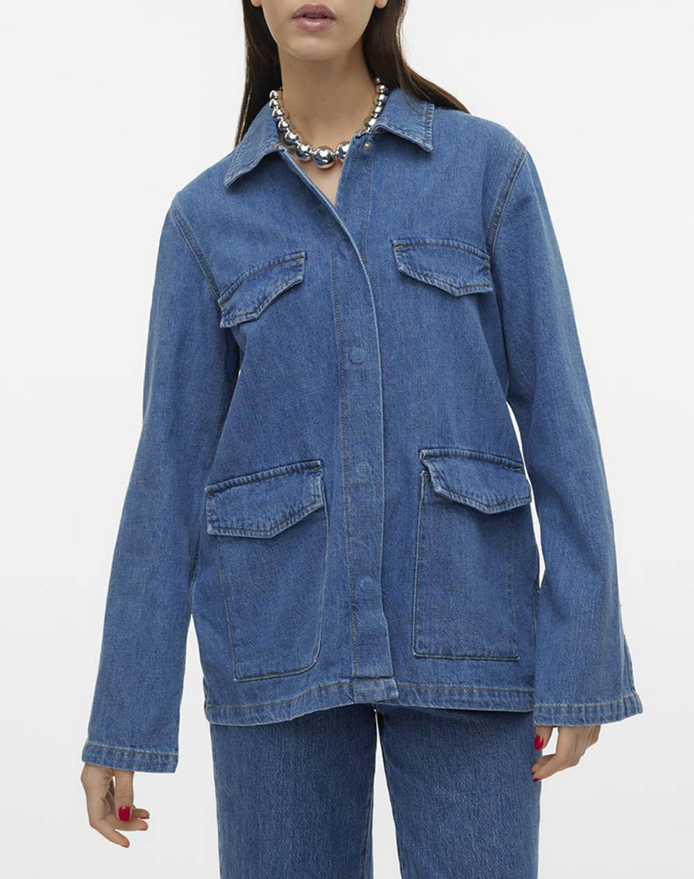 AWARE JAN VMMARIA LS POCKET DENIM JACKET VMA