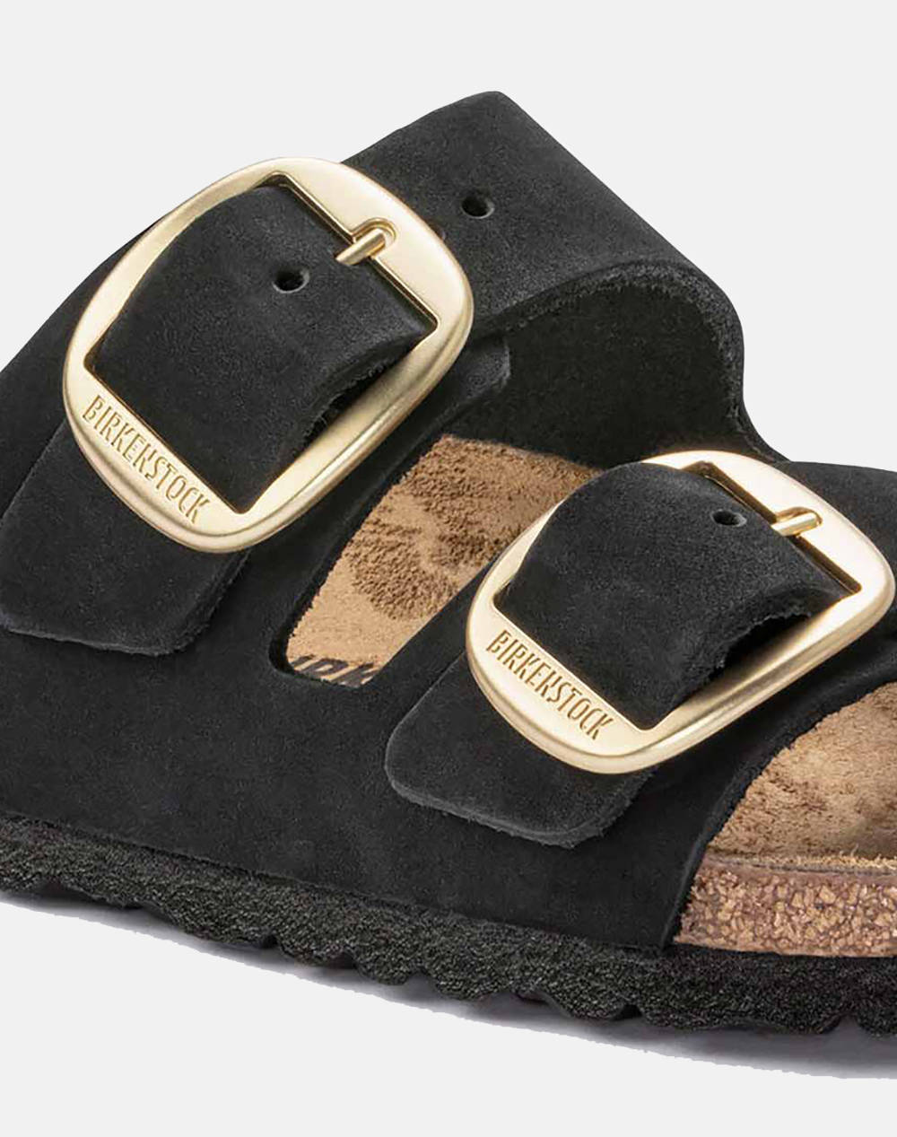 BIRKENSTOCK BS CLASSIC ARIZONA BIG BUCKLE LENB BLACK (GOLD) 35 - 43 NARROW SEASONAL WOMENS SHOES