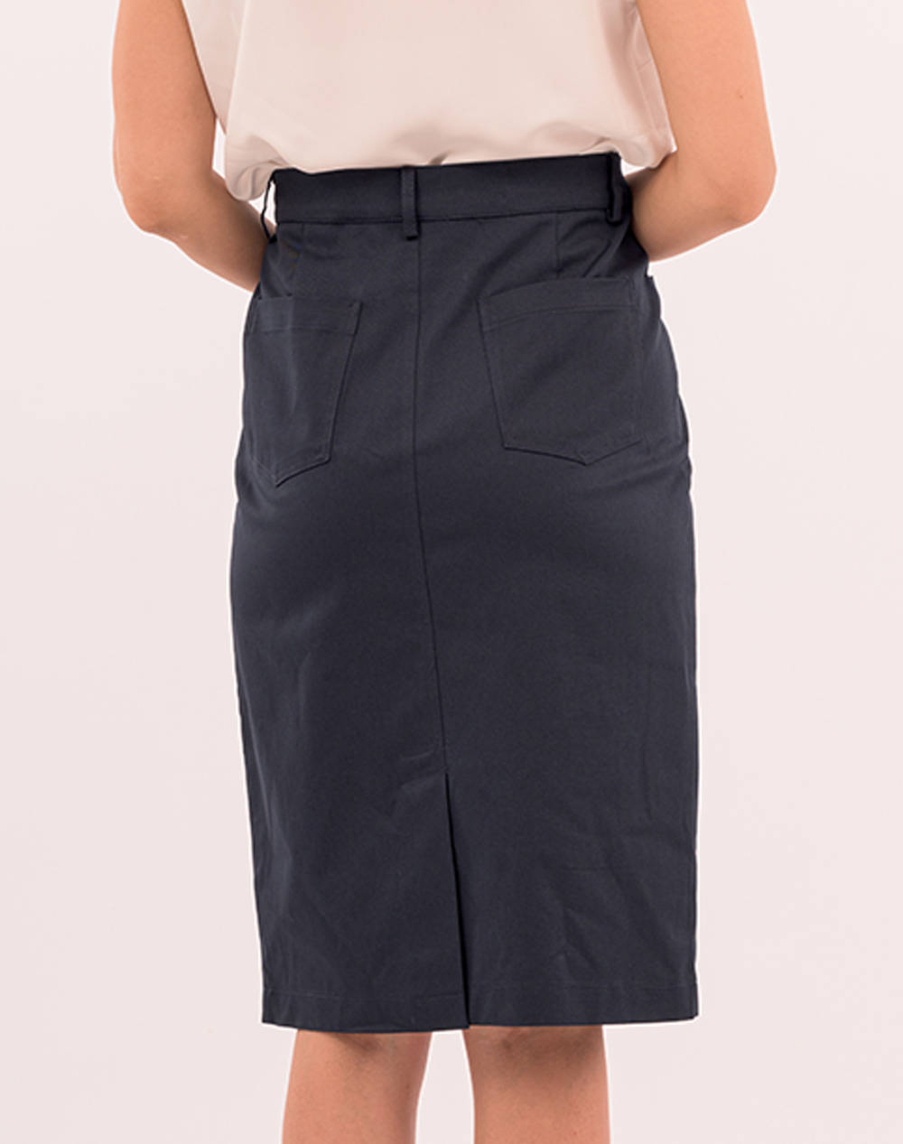 FOREL Cotton pencil skirt