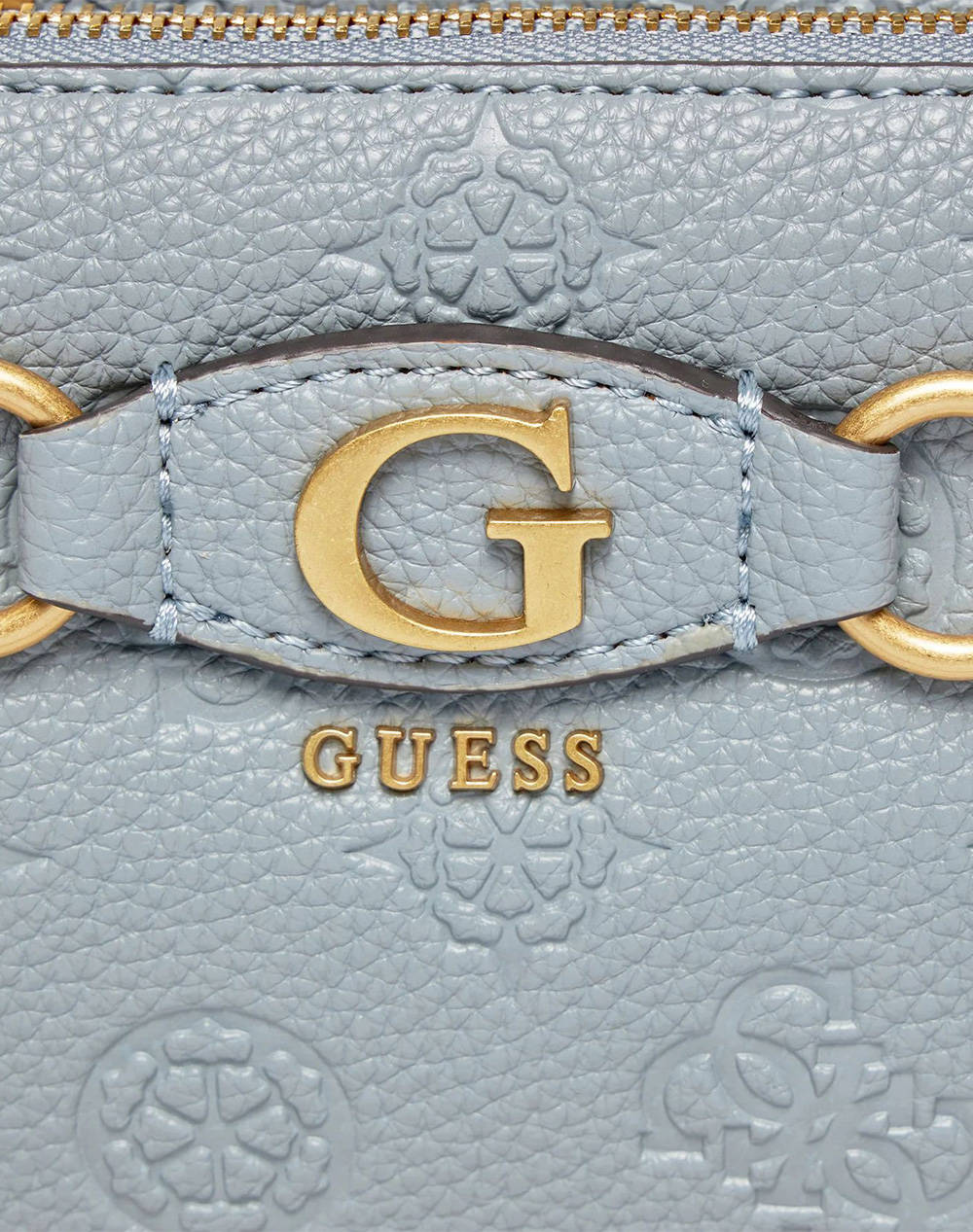 GUESS IZZY PEONY DBL POUCH XBODY (Διαστάσεις: 24 x13 x 5 εκ.)